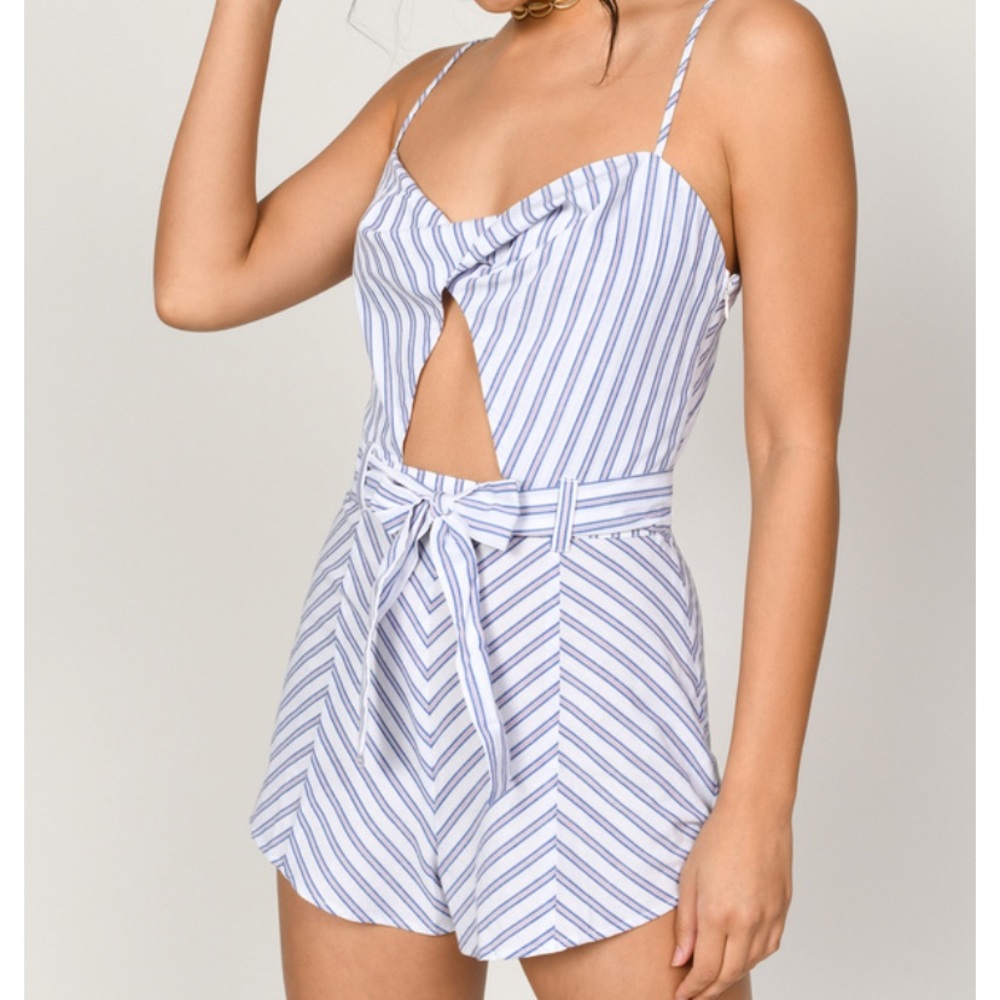 Wake Me Up White Twist From Romper